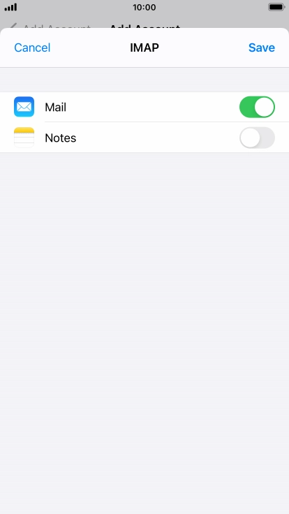 Press Save. Your email account has now been set up. To select more settings for incoming and outgoing server, proceed with the following steps.