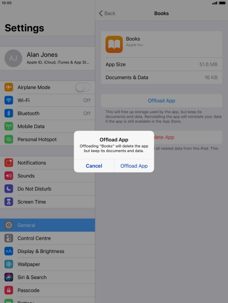 Press Offload App. Press Offload App.