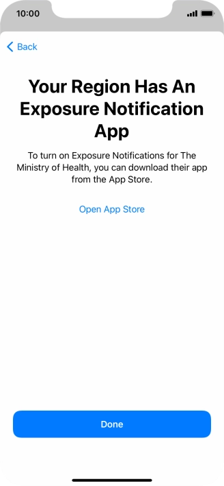 Press Open App Store and follow the instructions on the screen to download and install the app.