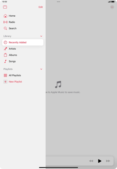 Press New Playlist. Press New Playlist.