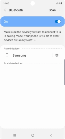 Press the Home key to return to the home screen.