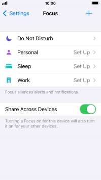 Press Do Not Disturb.