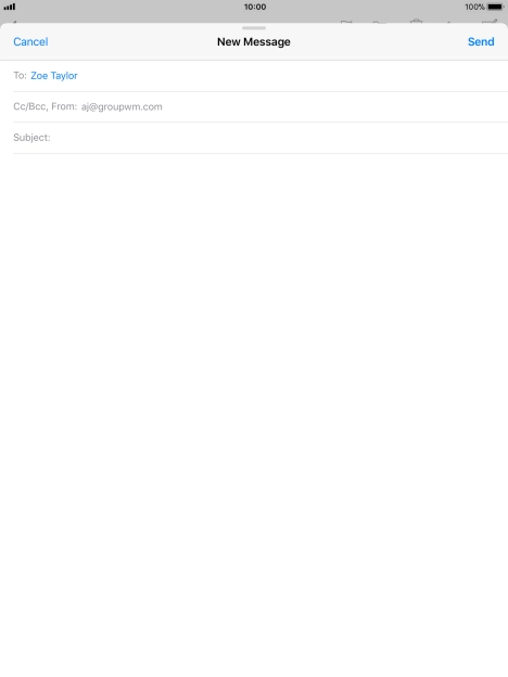 Press Subject and key in the required subject.