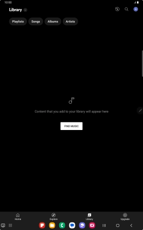 Press the drop down list.