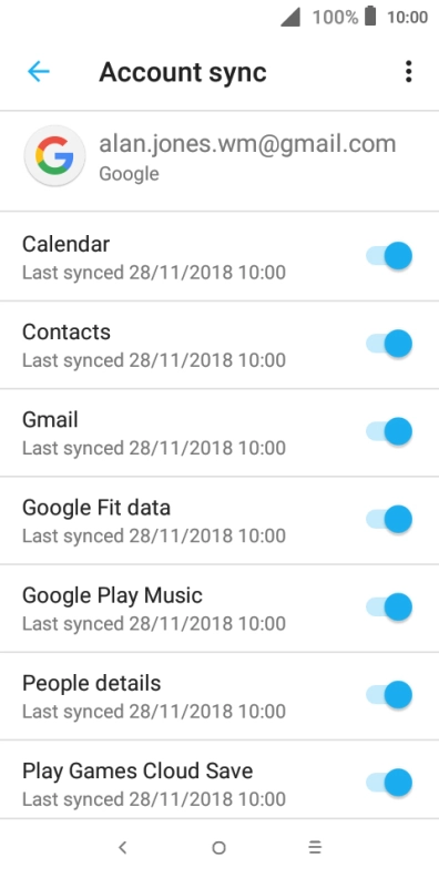 Press the Home key to return to the home screen.