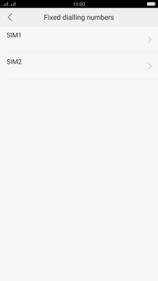 Press the required SIM.
