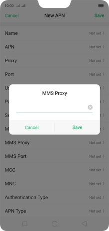 Key in 10.202.002.060 and press Save.