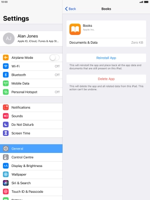 Press the Home key to return to the home screen.
