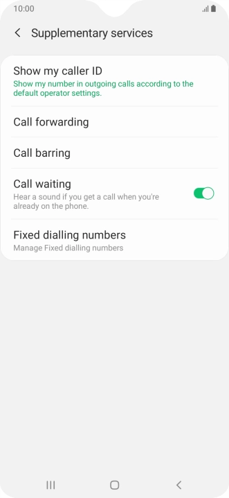 Press the indicator next to Press the indicator next to
