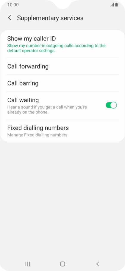 Press the indicator next to Press the indicator next to