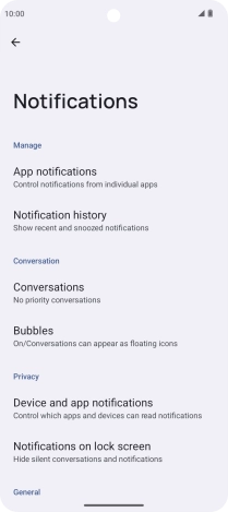 Press App notifications. Press App notifications.