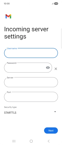 Press the field below 