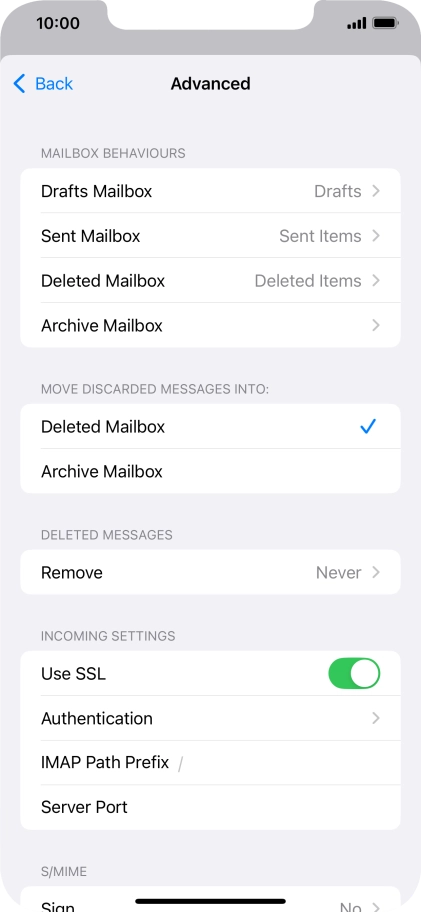 Press Authentication.