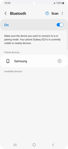Press the Home key to return to the home screen.