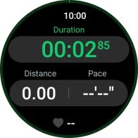 Press and hold the Return key to pause an activity.
