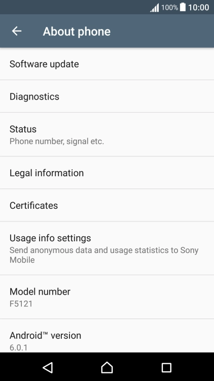 Press Software update. If a new software version is available, it's displayed. 
Follow the instructions on the screen to update the phone software.