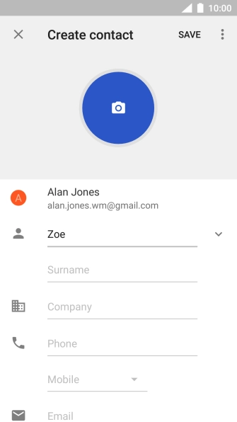 Press Surname and key in the required last name.