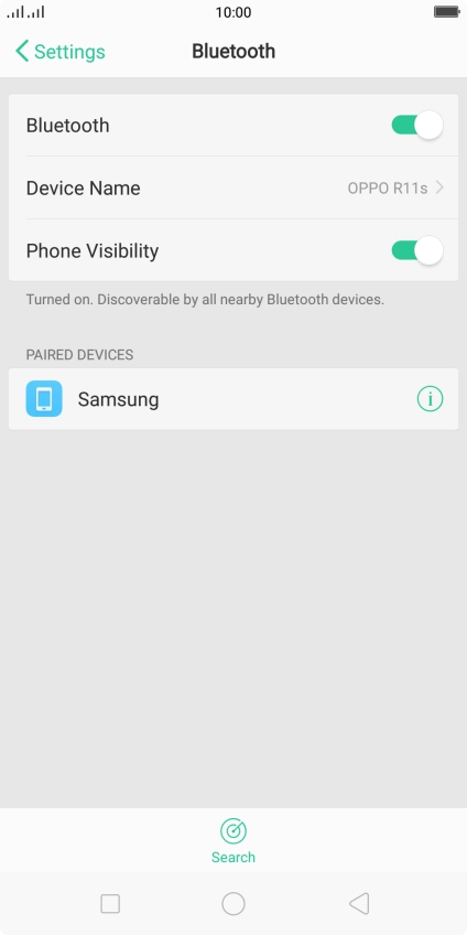 Press the Home key to return to the home screen.