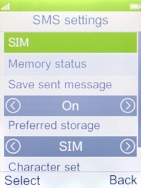 Select SIM. Select SIM.