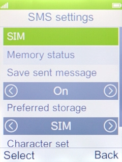 Select SIM. Select SIM.