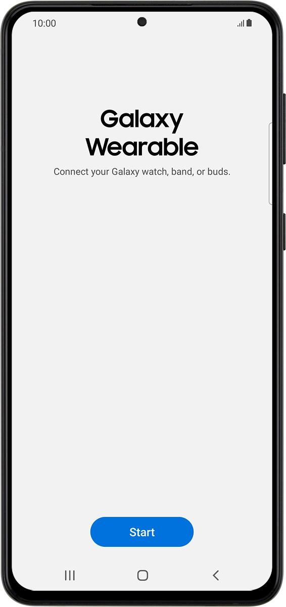 On your phone: Press Start.
