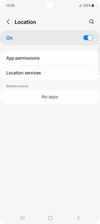 Press App permissions.