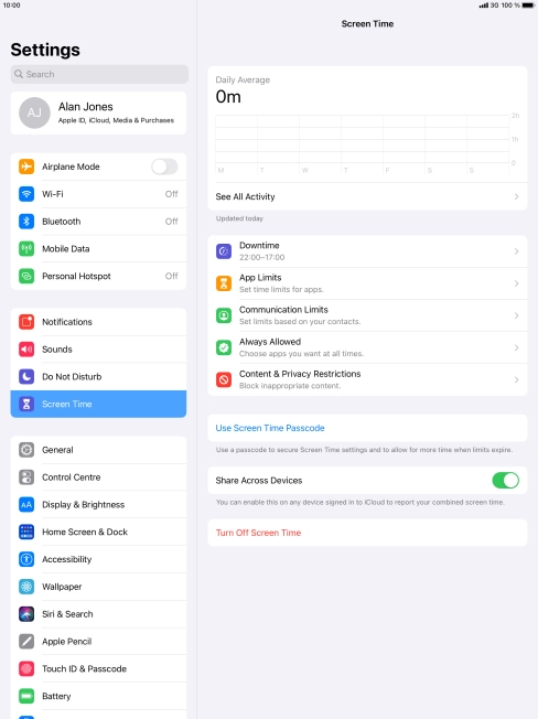 Press See All Activity.