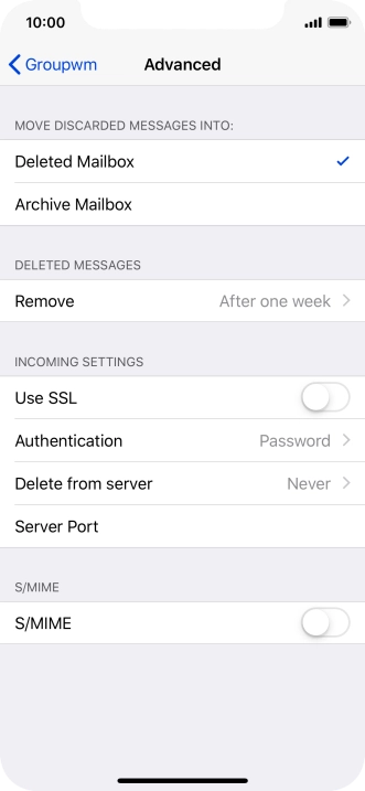 Press Authentication.