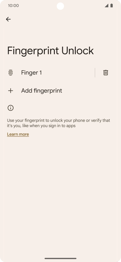 Press arrow left twice.