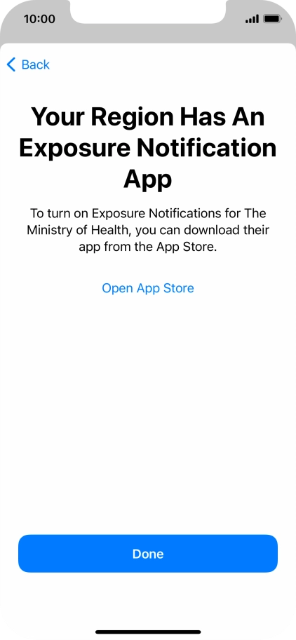 Press Open App Store and follow the instructions on the screen to download and install the app.