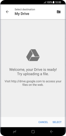 To create a new folder, press the new folder icon and follow the instructions on the screen to create a new folder.