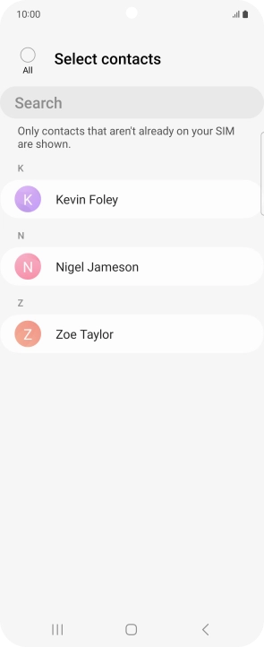 Press the field above 