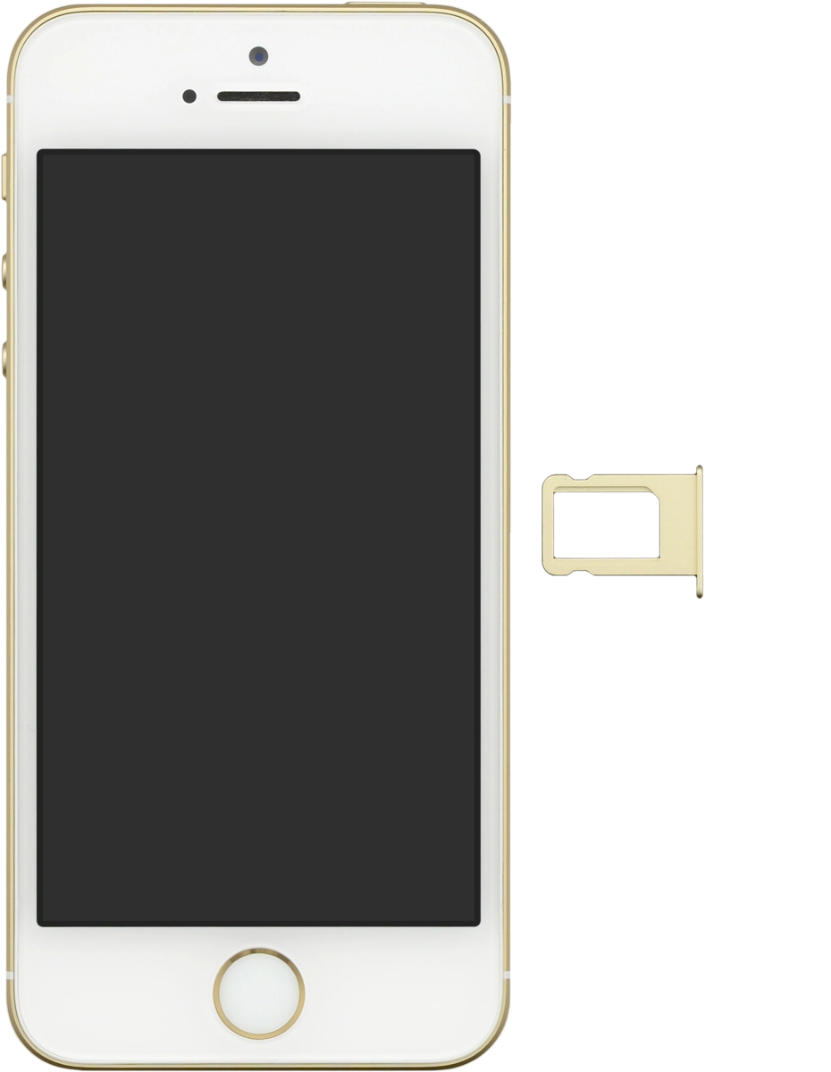 Turn your SIM so the angled corner of the SIM matches the angled corner of the SIM holder.