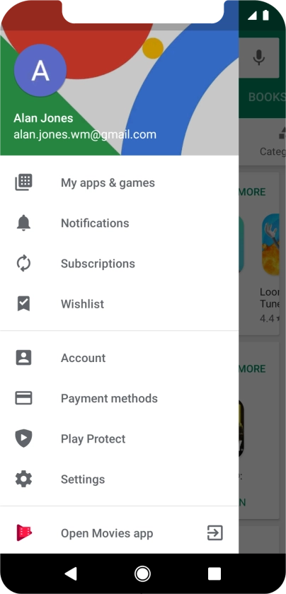 Press My apps & games.
