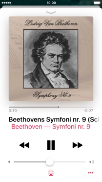 Press arrow right to go to the next audio file.