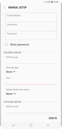 Press the drop down list below 