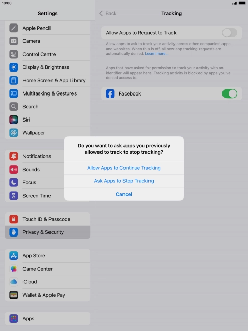 If you turn off the function, press the required setting. If you turn off the function, press the required setting.