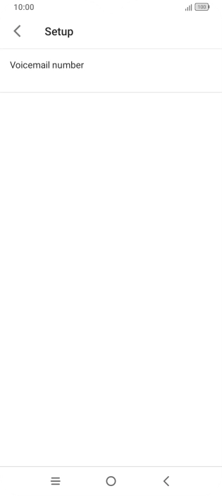 Press Voicemail number.