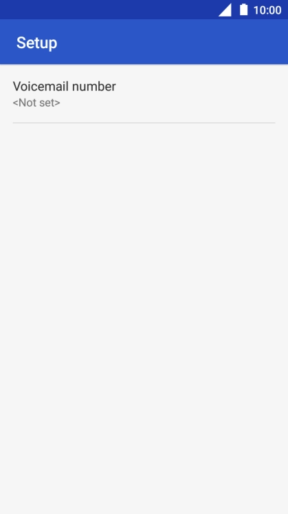 Press Voicemail number.