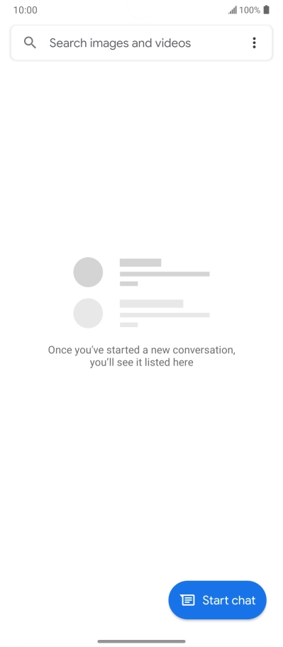 Press the new message icon.