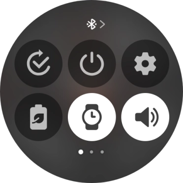 Press the sound mode icon the necessary number of times to turn silent mode on or off.