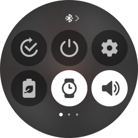 Press the sound mode icon the necessary number of times to turn silent mode on or off.