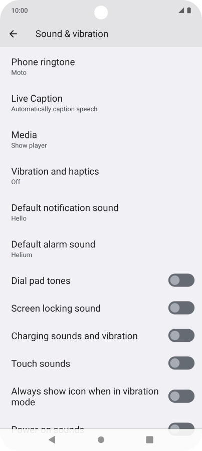Press Phone ringtone.