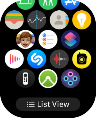 Press and hold the required app.