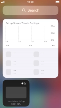 Press and hold the required Widget Stack.