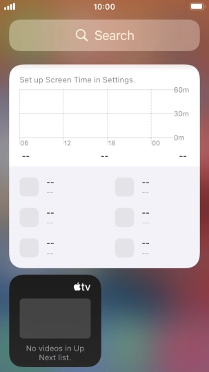 Press and hold the required Widget Stack.