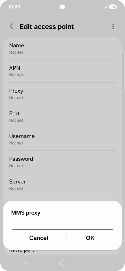 Key in 10.202.002.060 and press OK. Key in 10.202.002.060 and press OK.