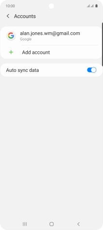 Press the Home key to return to the home screen.