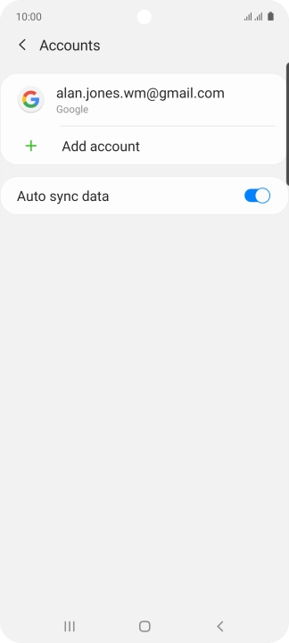 Press the Home key to return to the home screen.