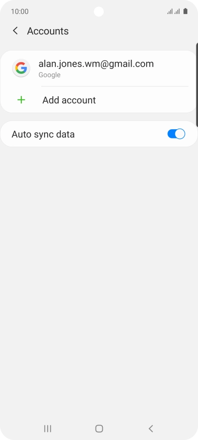 Press the Home key to return to the home screen.